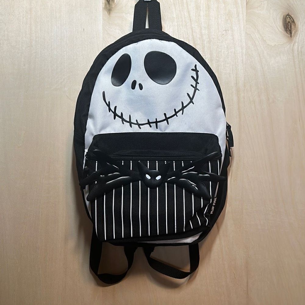 Flip Pak Disney Nightmare Before Christmas Reversible Backpack Jack Jack & Sally